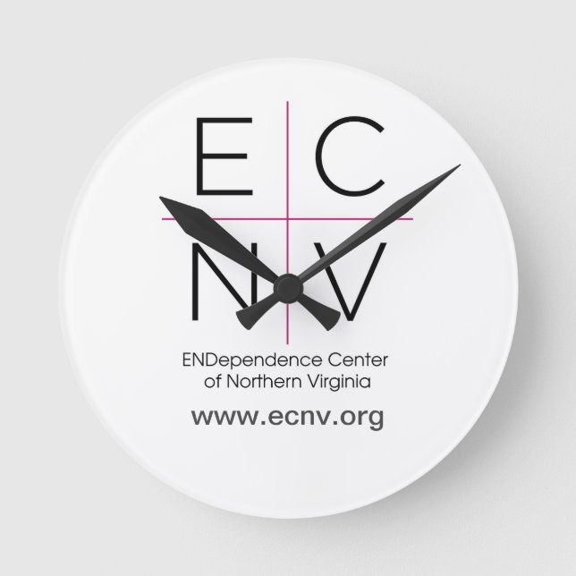 ECNV Round Clock (Front)