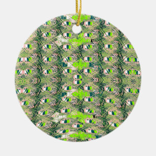 Eco Africa Motif – Nature-Inspired African Art Ceramic Tree Decoration