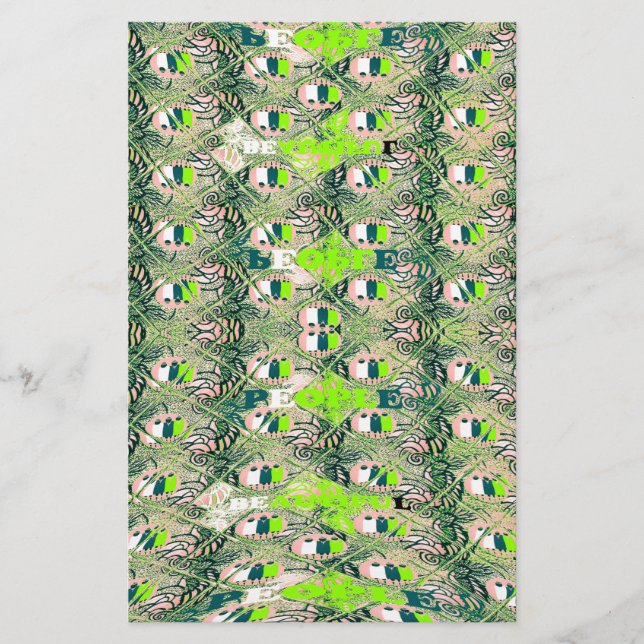 Eco Africa Motif – Nature-Inspired African Art Stationery (Front)