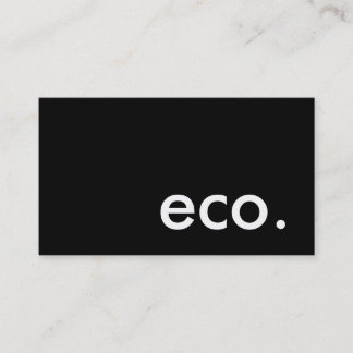 eco. business card