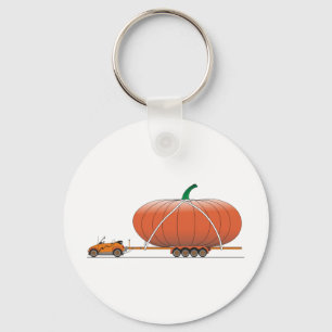 Eco Car Pumpkin Key Ring