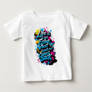 Eco de la Vida jersey knitted beach Baby T-Shirt