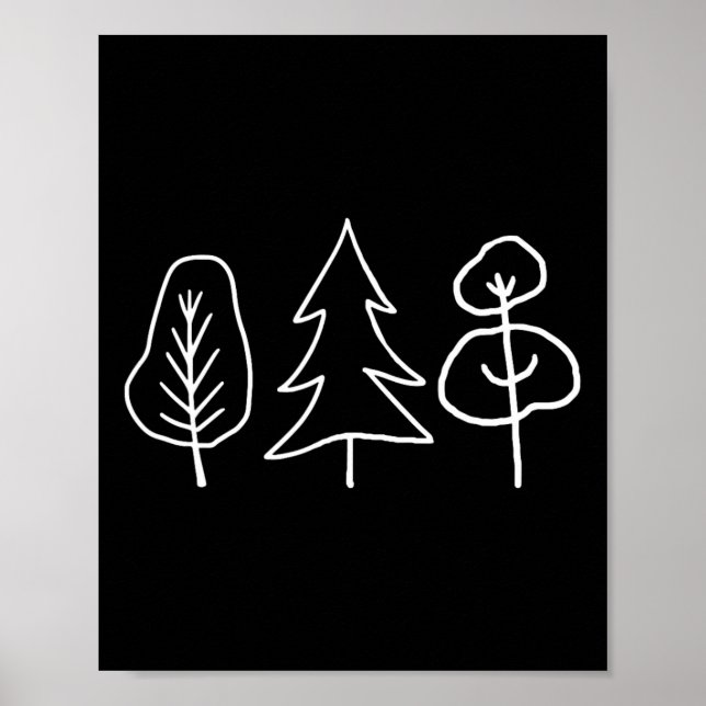 Eco Earth Day Shirts For Men Women Kids Trees  Poster (Front)