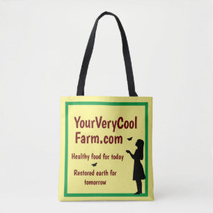 Eco Farm Promotion, Your Farm's Url Tote Bag