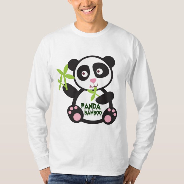 Eco-Friendly Bamboo Panda T-Shirt  (Front)