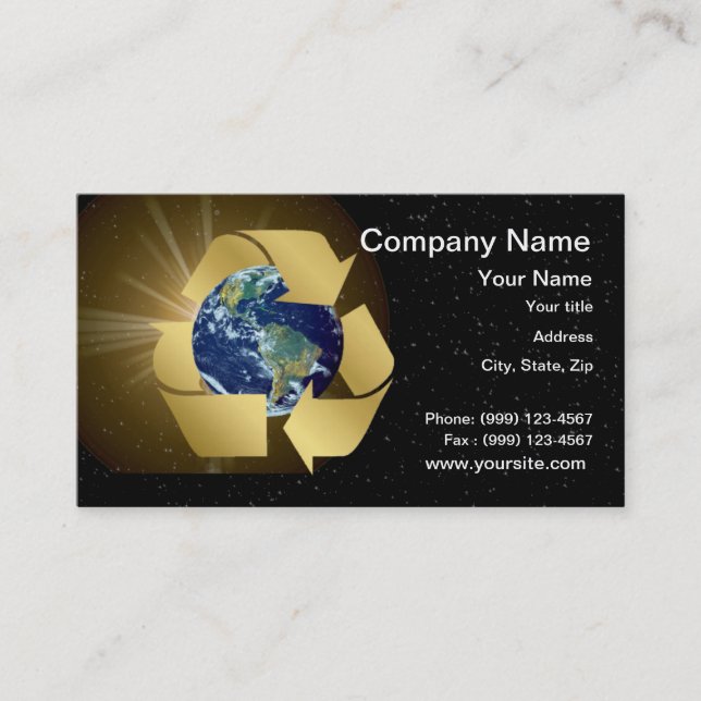 Eco Friendly business card (Front)