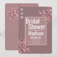 Eco Friendly Cherry Blossom Tree Bridal Shower