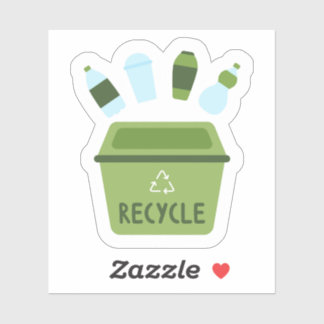 Eco Friendly Custom-Cut Vinyl Sticker Recycle
