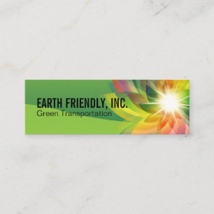 Eco Friendly   Digital Flower   Energy Mini Business Card