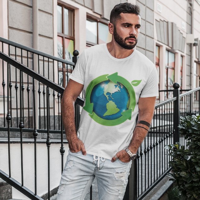 Eco Friendly Earth Recycling Symbol T-Shirt (Creator Uploaded)