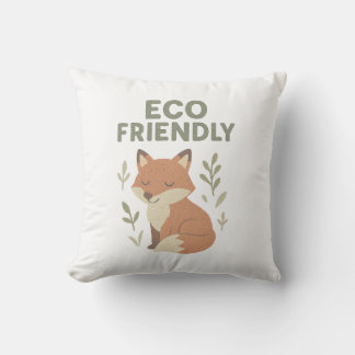 Eco Friendly Fox Cushion
