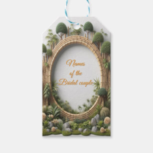 Eco-friendly Gardens and Buildings in Harmony Gift Tags