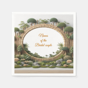 Eco-friendly Gardens and Buildings in Harmony  Napkin