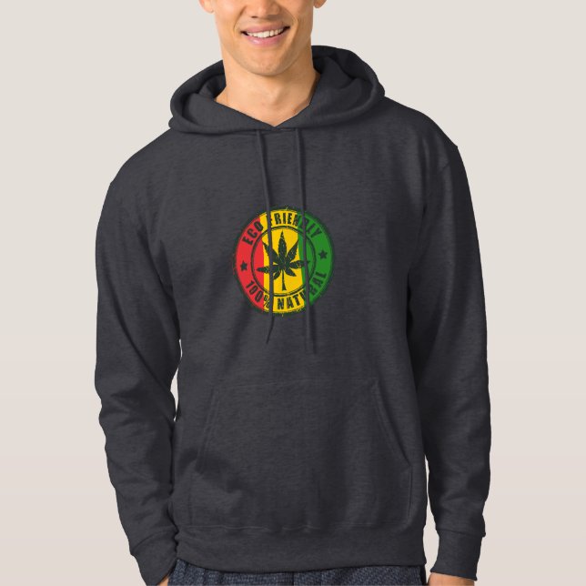 Eco Friendly Hooded  - 100% Natural - Hoodie (Front)