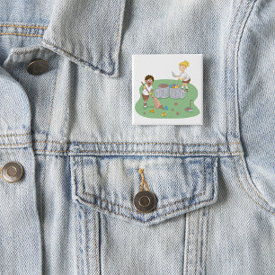 Eco-Friendly Kids Cleaning Campsite Recycling  15 Cm Square Badge