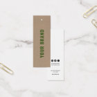 Eco Friendly Kraft Brand Name Clothing Hang Tag