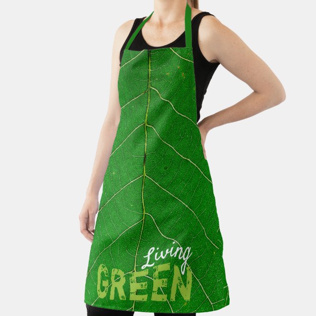 Eco Friendly Living Green Apron (Insitu)
