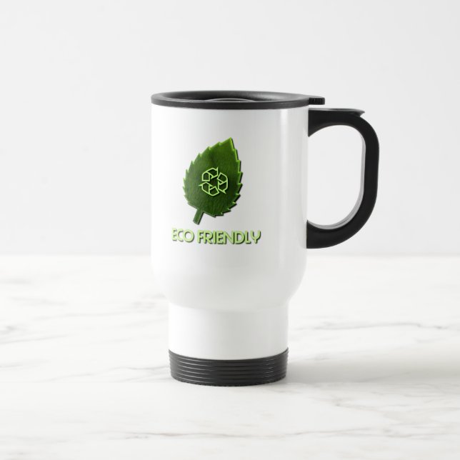 Eco Friendly Plastic Travel Mug (Right)