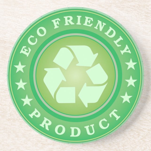 Eco Friendly Product Sticker Coaster (Front)