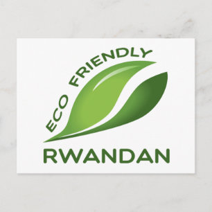 Eco Friendly Rwandan. Postcard