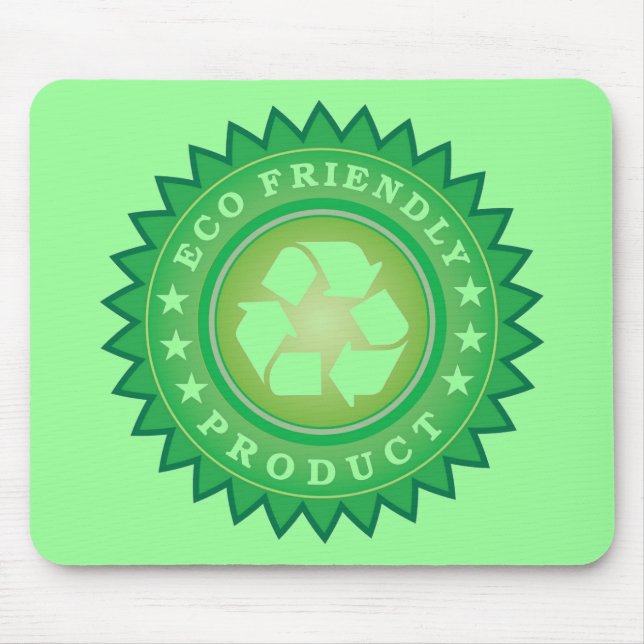 Eco Friendly Sticker Mouse Mat (Front)