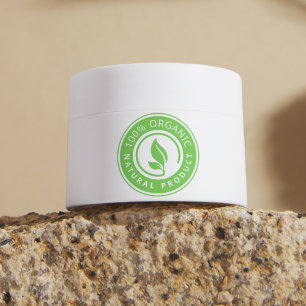 Eco Friendly Sticker   Natural Product Label