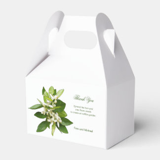Eco friendly wedding favor box - just add seeds.
