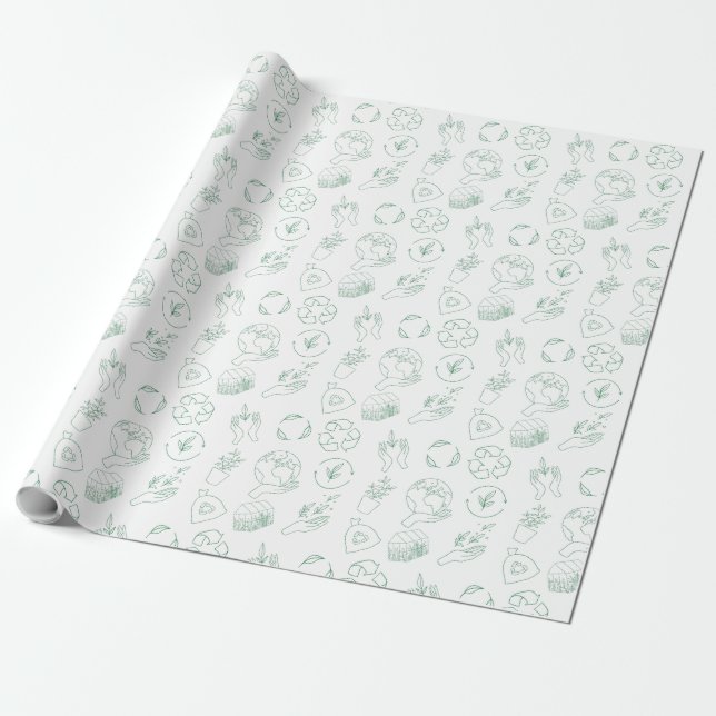 Eco Friendly Wrapping Paper (Unrolled)