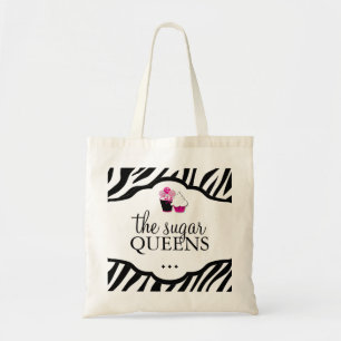Eco-Friendly Zebra Cupcake Shopping Bag