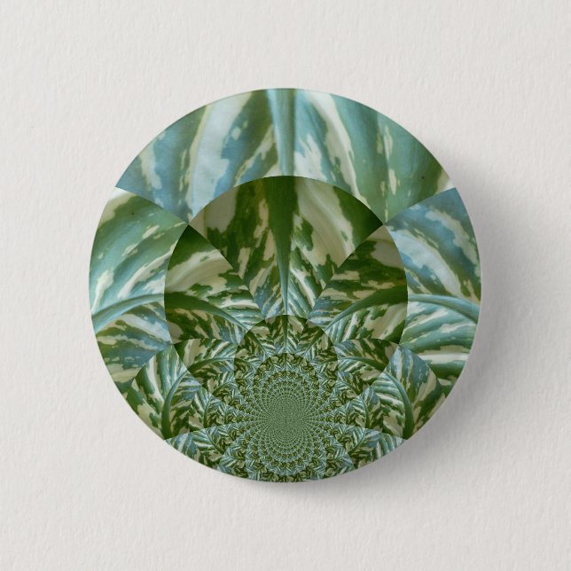 Eco - Going Green Environmental Friendly Colours 6 Cm Round Badge (Front)