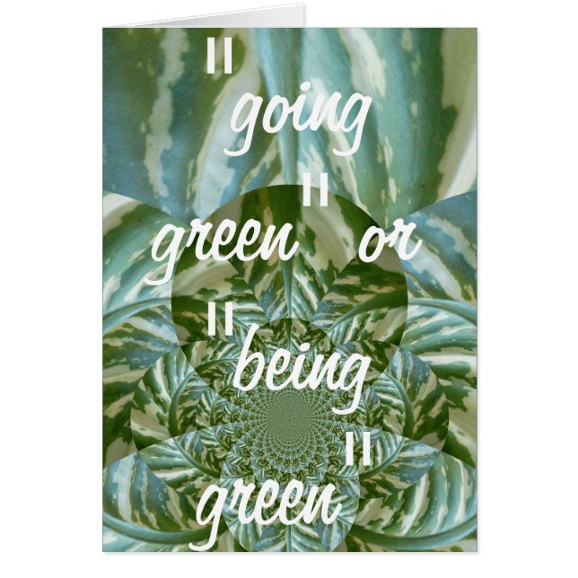 Eco Green Camo Kaleidoscope Art Print Design (Front)