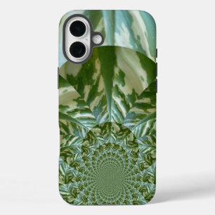 Eco Green Camo Kaleidoscope   Sustainable Vision  iPhone 16 Plus Case