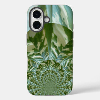 Eco Green Camo Kaleidoscope | Sustainable Vision  iPhone 16 Case