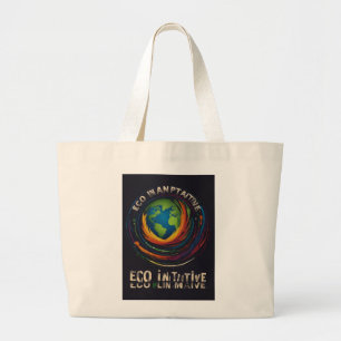 Eco Initiative Large Tote Bag