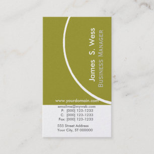 Eco Organic Green Business Design Promotional Card