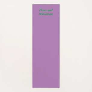 eco, purple / lilac and green, solid colour yoga mat