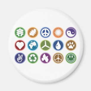 Eco Symbols Magnet