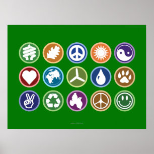 Eco Symbols Poster
