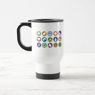 Eco Symbols Travel Mug