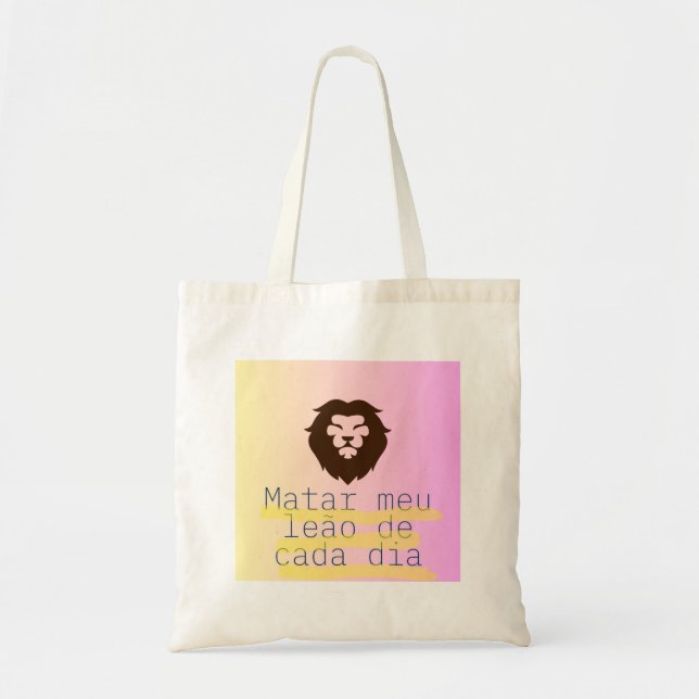 Ecobag one lion a day tote bag (Front)