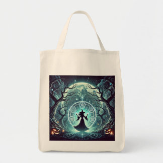 Ecobag  witches spell magic in the magical forest. tote bag
