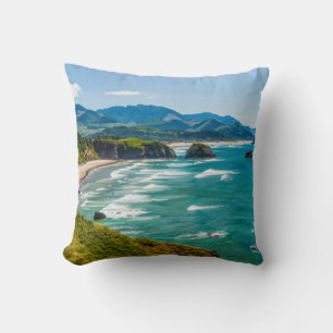 Ecola State Park, Oregon. Panorama of Crescent Cushion