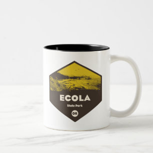 Ecola State Park Oregon Two-Tone Coffee Mug