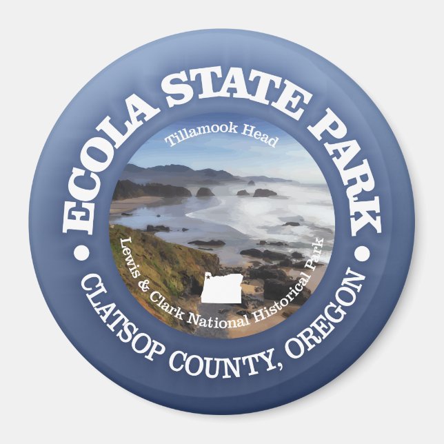 Ecola State Park SP Magnet (Front)