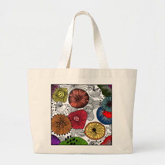 Ecologic reusable shopping bag with unique picture