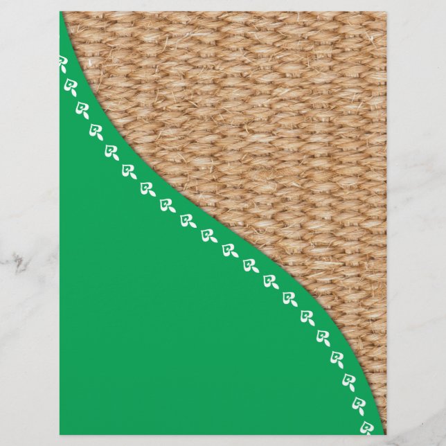 Ecological friendly design flyer (Front)