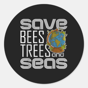 Ecologist Environmental Protection Animals Plants  Classic Round Sticker