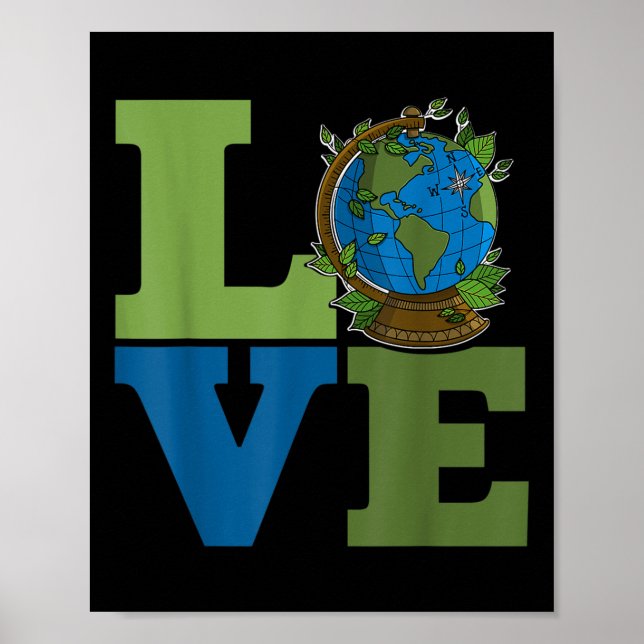 Ecologist Environmental Protection Animals Plants  Poster (Front)