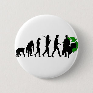 Ecologists environmental crusaders gear 6 cm round badge