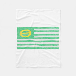 Ecology Flag Environmentalism Earth Day 1  Fleece Blanket
